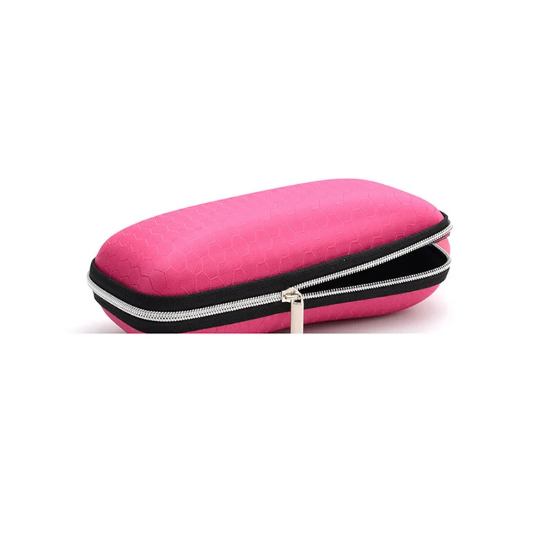 Pink MLLSE бренд Для женщин Для мужчин футляры для солнцезащитных очков ретро Высокое качество Чехол для очков eva Портативный сотовая структура унисекс футляры для очков - Цвет: Pink