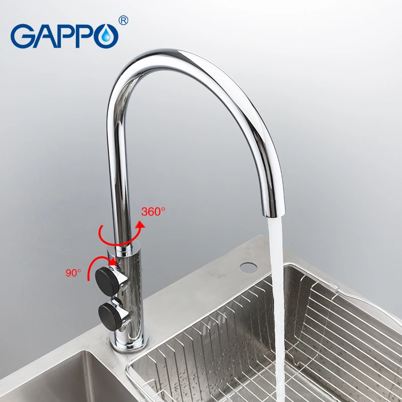 GAPPO кухонные краны водопад Смесители на палубе смеситель для кухни раковины |