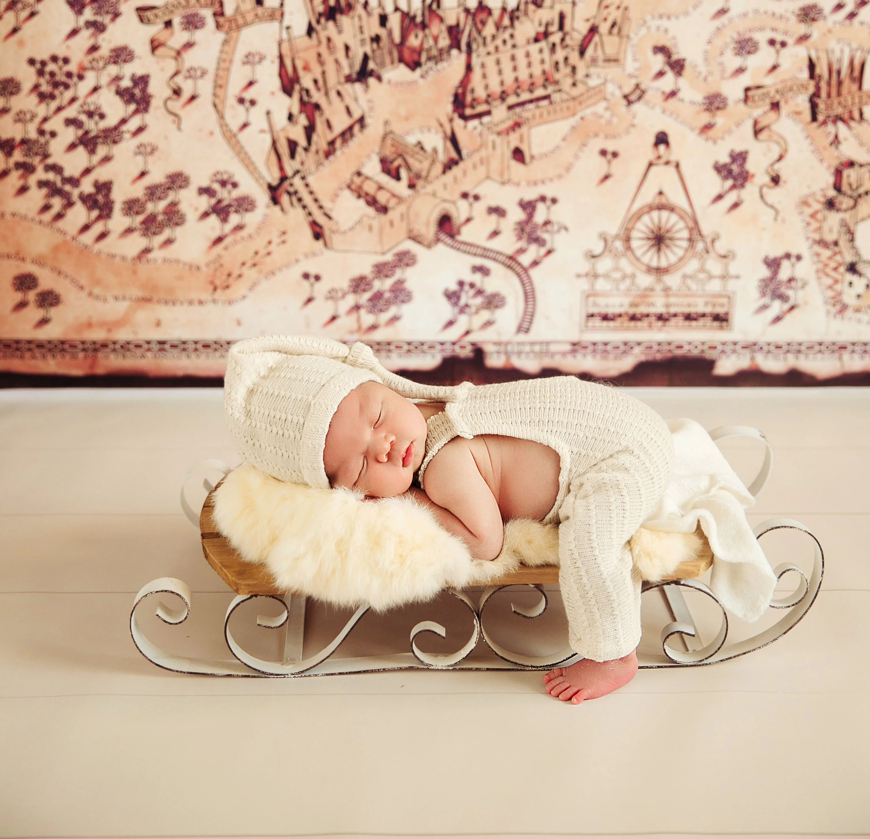 Реквизит для фотосъемки новорожденных креативный реквизит Маленькая кровать