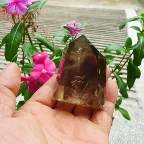 00171 TOP!!! NATURAL CITRINE QUARTZ CRYSTAL POINT HEALING |