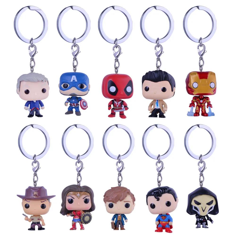 Marvel брелок ювелирный Добби Супермен отряд самоубийц стрела Рик и Морти Niffler флэш