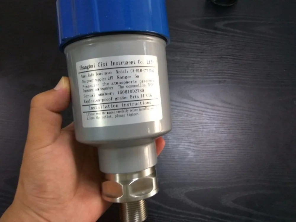 Передатчик уровня радара из нержавеющей стали дальность измерения 10 метров|radar