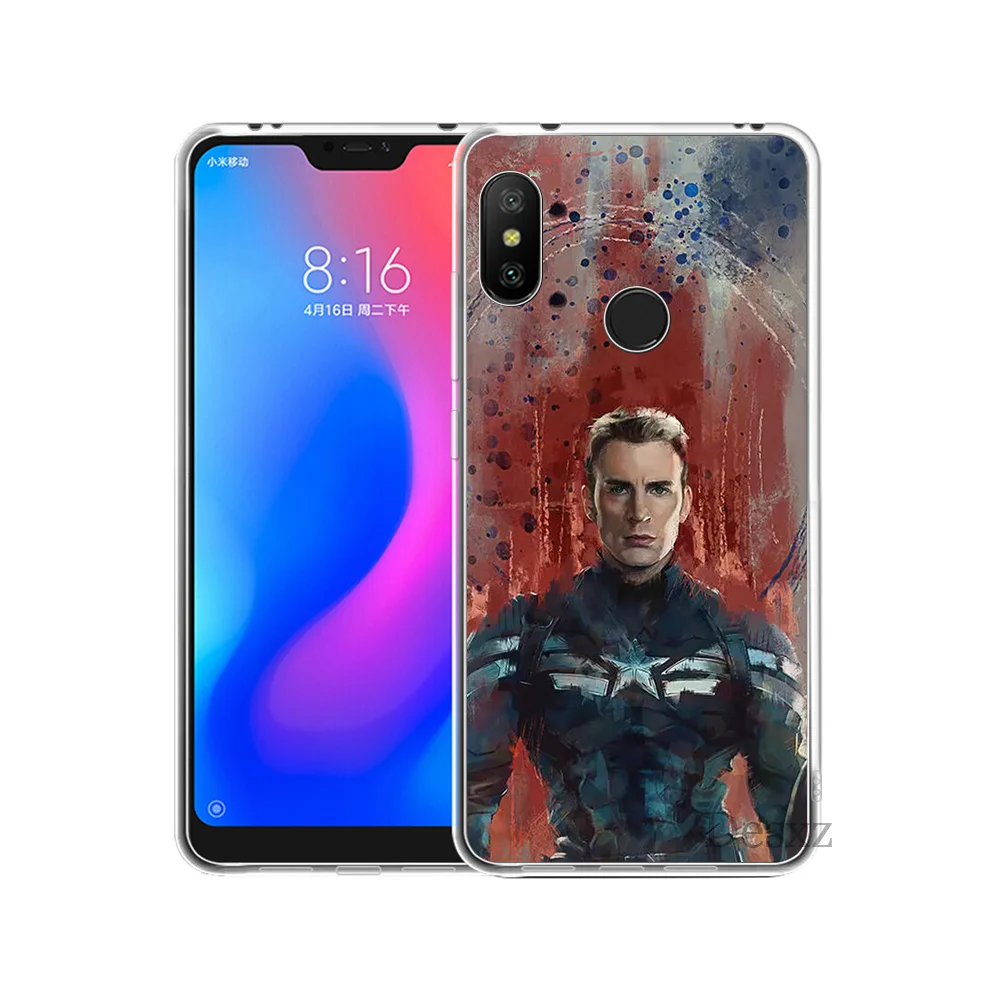 Чехол для телефона с изображением Капитана Америки Redmi 3S 3 Pro 4 Prime 4X 4A 5 5A Plus 6 6A