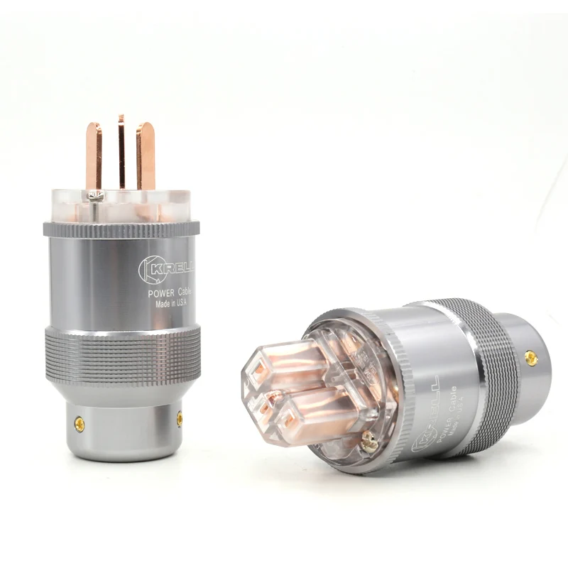 

Pure Copper AU Power Plug HIFI Power Cord Cable Plug IEC Plug