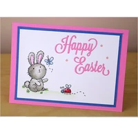 letters happy easter metal cutting dies stencil for scrapbooking photo album embossing cards making decorative crafts die cut