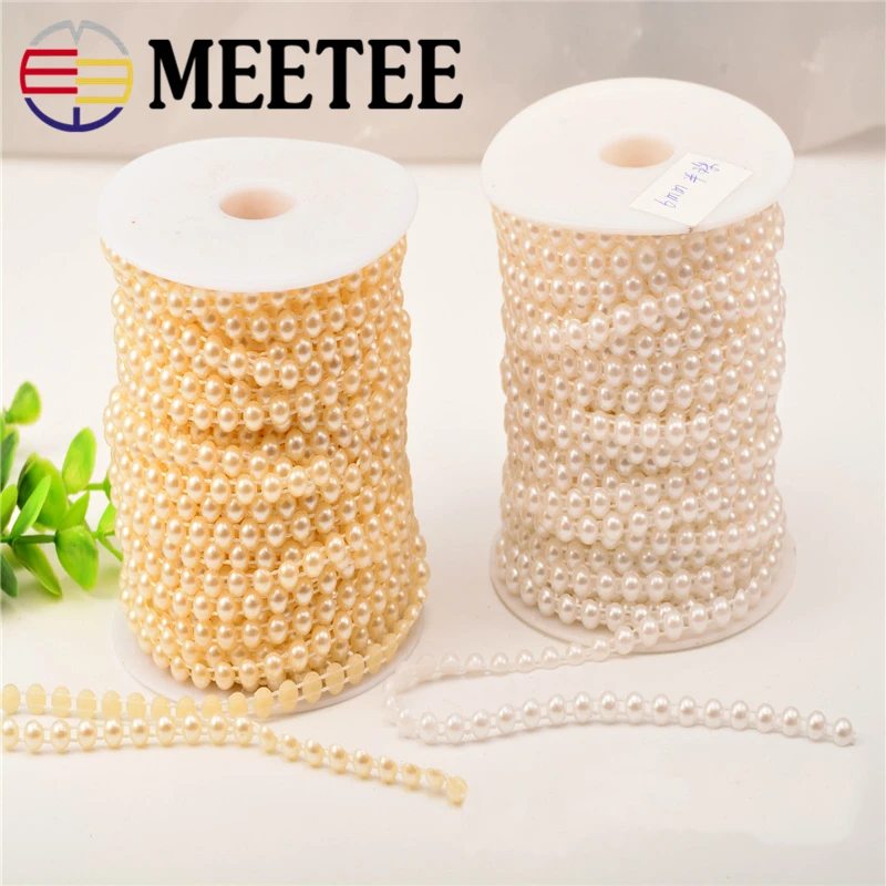 Бусины из искусственного жемчуга 4 мм 10 метров|Кружево| |