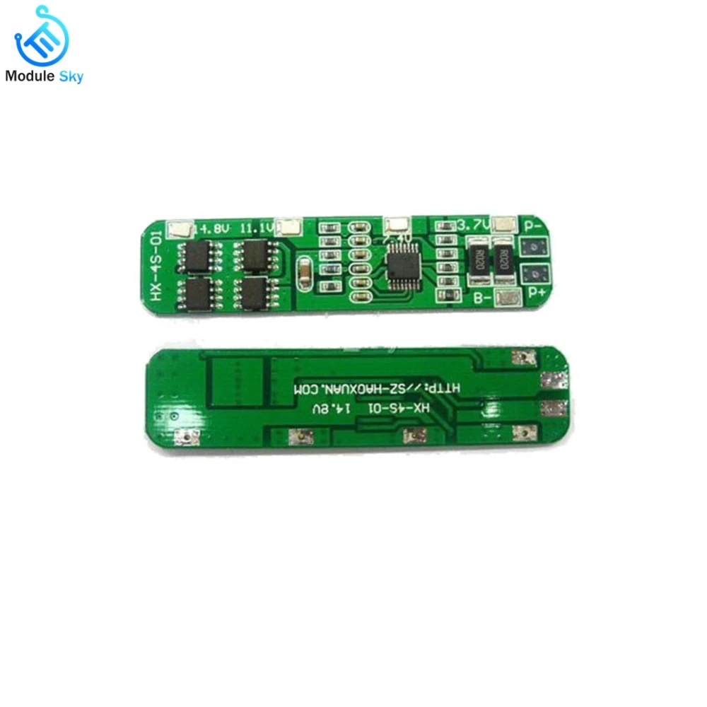 Bms 4S 18650 литий-ионный аккумулятор Защитная плата 6A 18650 PCM зарядное устройство защитный балансировочный модуль для литий-ионного Lipo эквалайзер