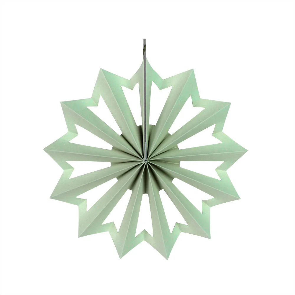 6 шт. Набор рождественских бумажных розеток бумажный веер декор для праздников