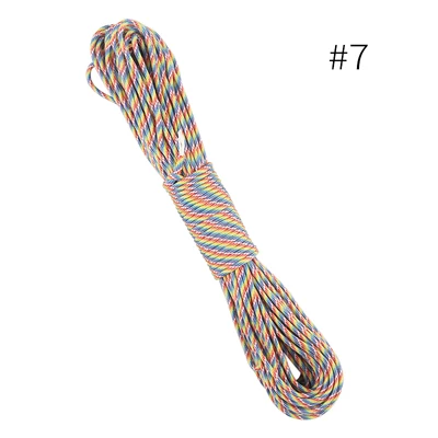 style 7 15 м Dia.4.5mm 7 стенд ядра Паракорд альпинистский Пешие прогулки парашютный шнур кемпинг текстильная тесьма веревка оборудование для выживания на открытом воздухе - Цвет: style 7