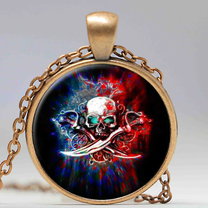 Sugar skull стеклянный купольный кабошон с крестом розой блокировкой вырезанным