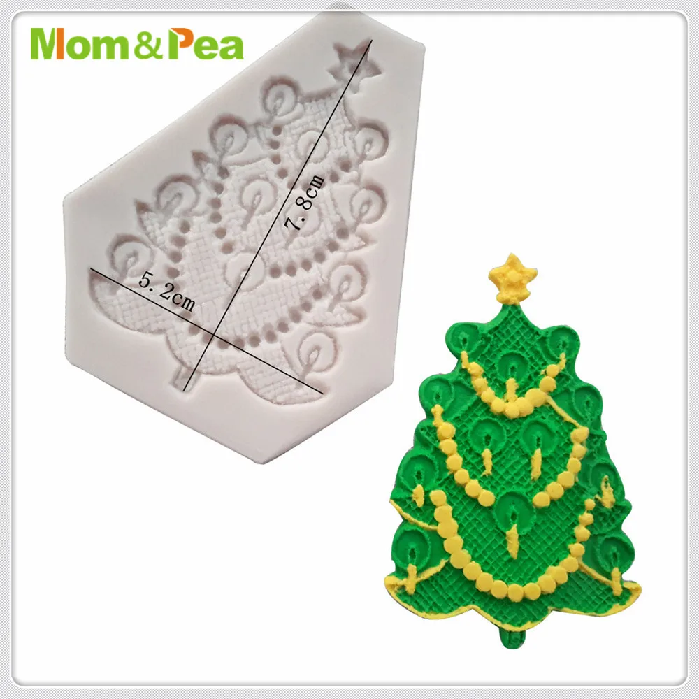 Силиконовая форма в форме дерева с монетами Mom &amp Pea MPA2016 украшение для торта 3D