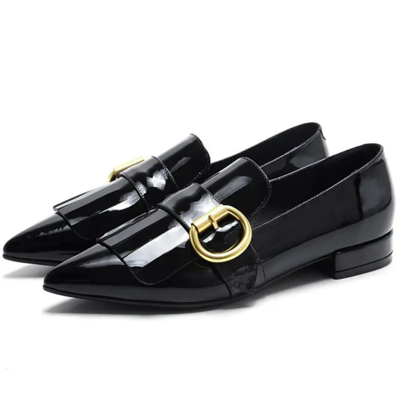 Бренд дизайн 2017 весна лето женщин натуральная кожа плоский каблук обувь одного