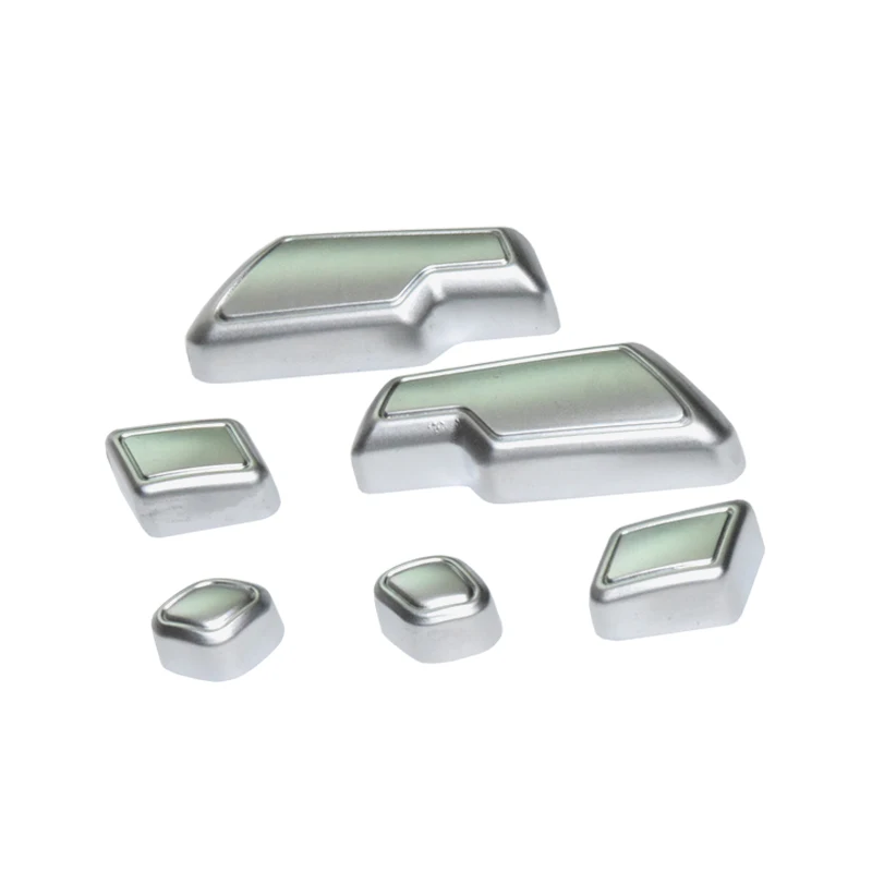 6 шт. стильная накладка на дверное сиденье для регулировки переключателя