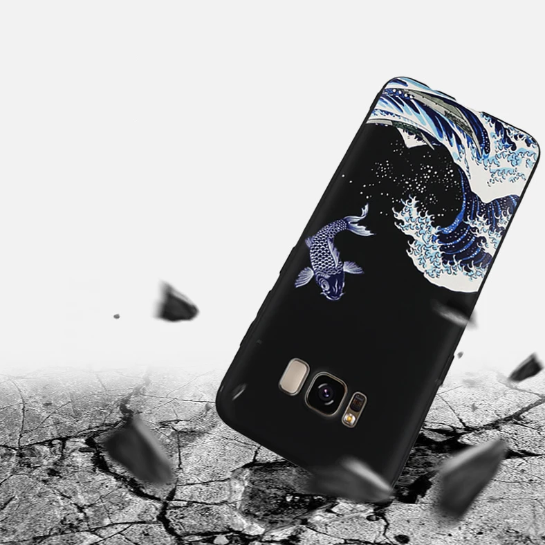 Для samsung Galaxy S10 S10e Note 10 Plus 9 8 S9 S8 Plus S7 S6 edge чехол 3D тисненый матовый мягкий чехол LICOERS Официальный чехол Funda