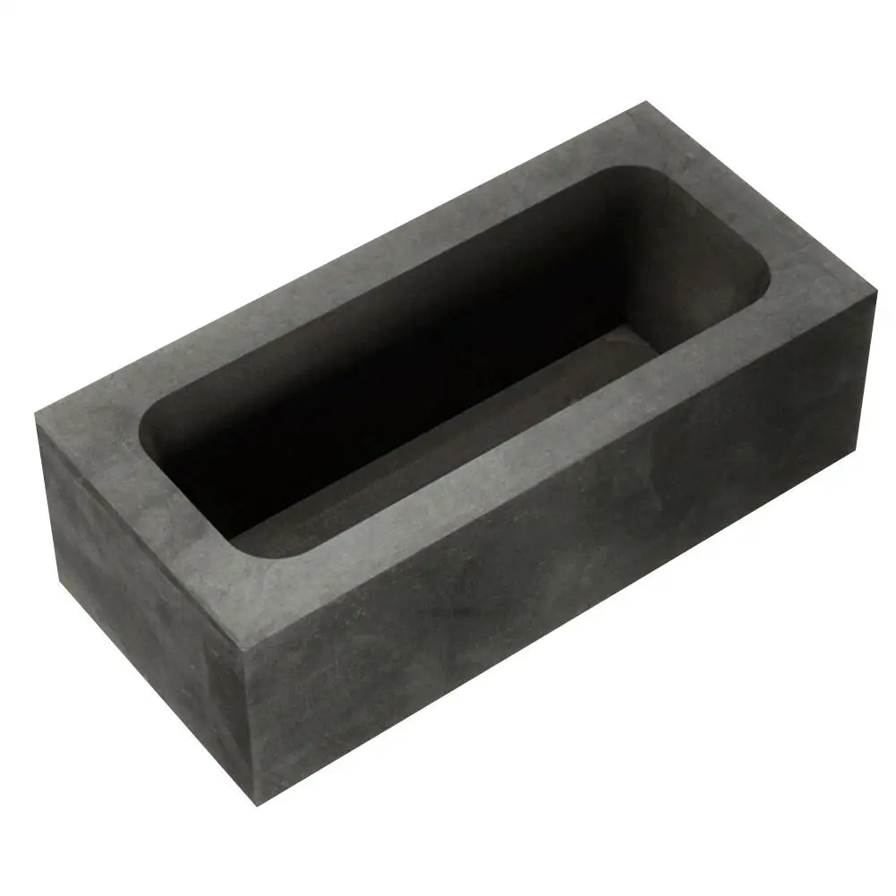 

1PC Gold Silver Graphite Tank Graphite Ingot Bar Combo Mold Melting Casting Refining Scrap Bar Crucible