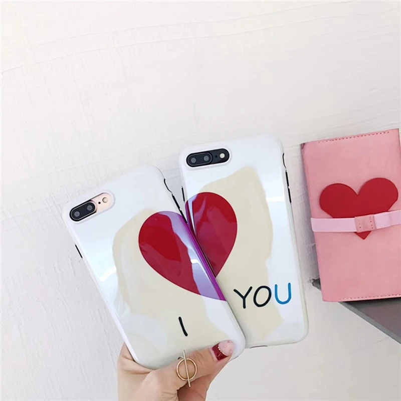 YESPURE Free Shipping Lovers Heart Mobile Accessory Cheap Silicone Phone Back Cover for Iphone X 8 8plus 7 7plus 6 6s 6plus | Мобильные