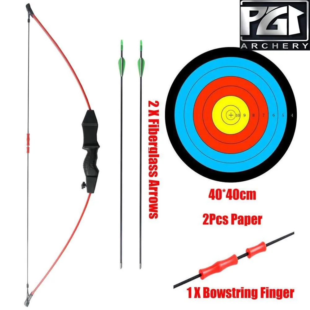 PG1ARCHERY дети лук и Стрела набор базовый вынос стрельба из лука практика игры на