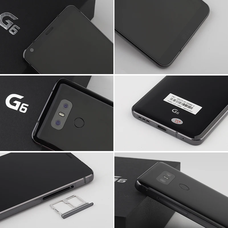 Оригинальный разблокированный мобильный телефон LG G6 H873 H870 H870DS 4 Гб ОЗУ 32 ГБ/64 ПЗУ
