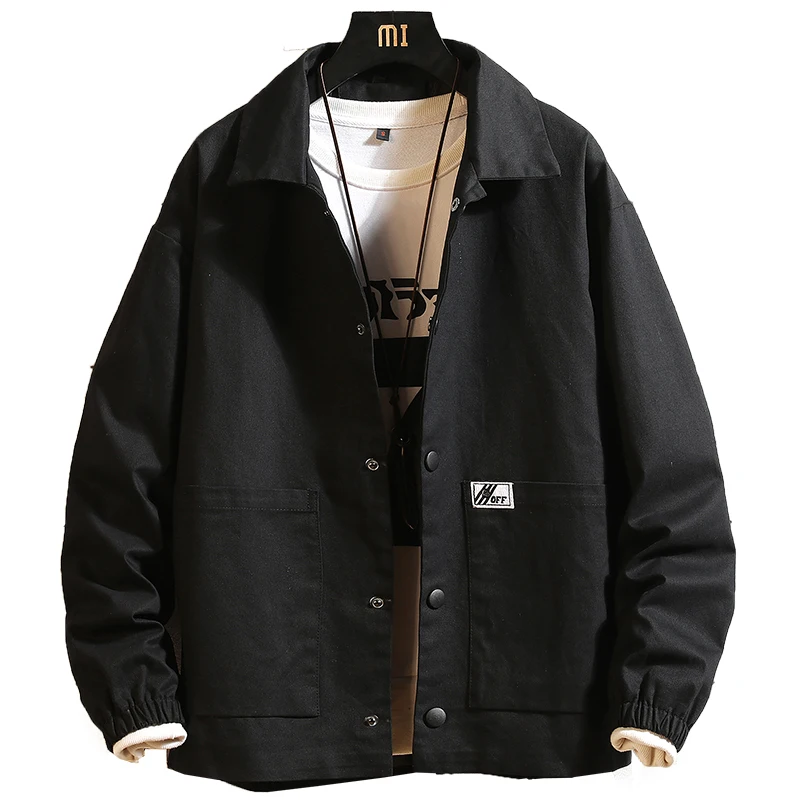 Новинка весны 2019 модная Повседневная тонкая мужская куртка на пуговицах