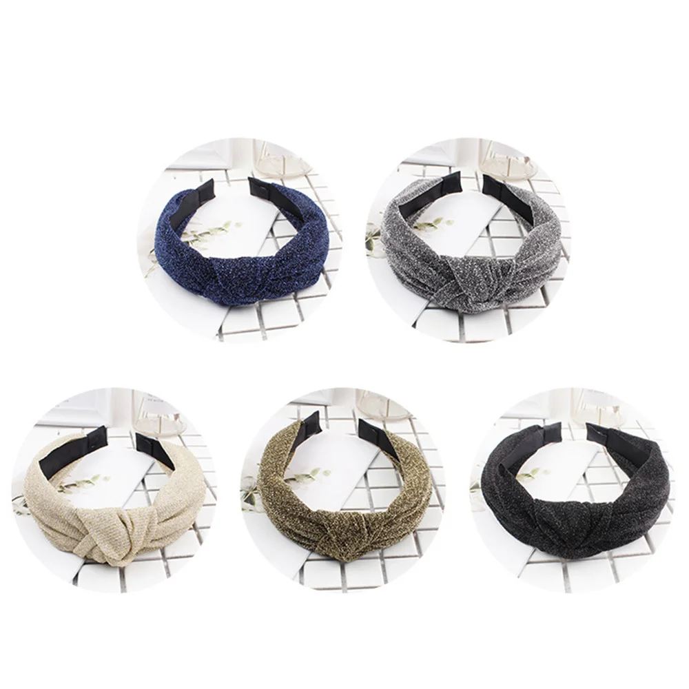 

2019 New version Ladies Wide Brimmed Hairbands Knot Headband Headwear Hair Accessories