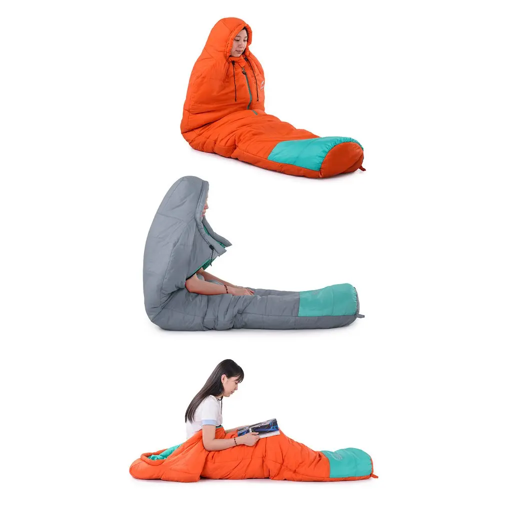 Naturehike открытый кемпинг ультра легкий спальный мешок Мумия весна осень гусиный