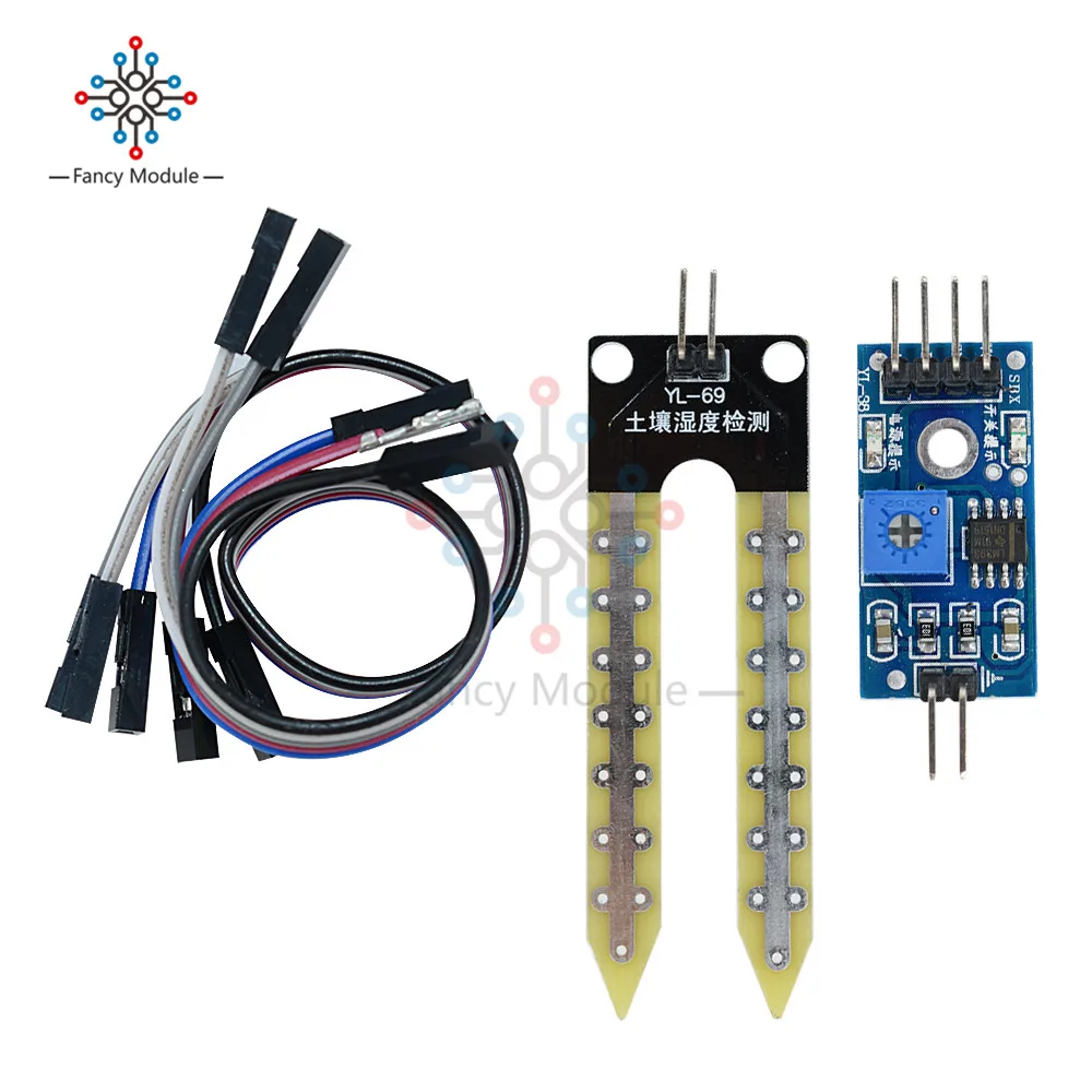 Модуль обнаружения почвы гигрометр датчик влажности зонды для Arduino 3 в-5 в