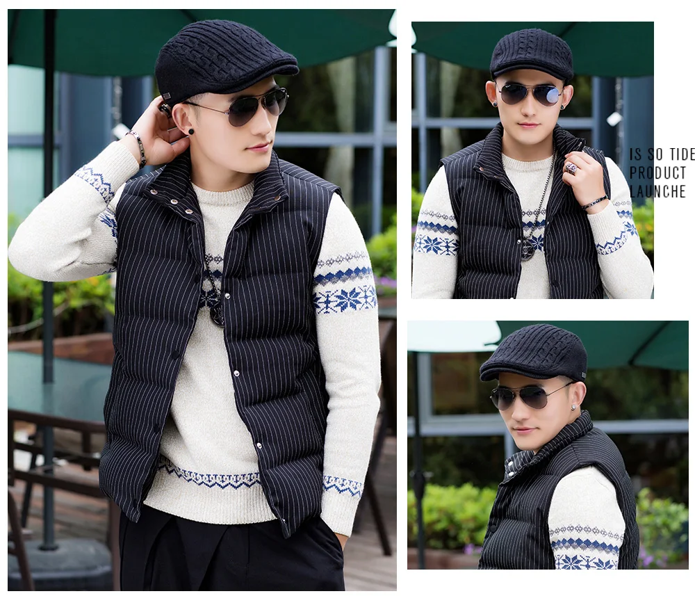 FANCET, мужские шапки Newsboy Homme, новинка, одноцветные, 3 цвета, мужские, вязаные, смесь шерсти, влагоотводящий свитер, Повседневный, теплый, 88090