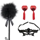 Сексуальные женские сексуальные костюмы Baybydoll, реквизит, кружевное нижнее белье с бахромой, женская маска для глаз, секс-продукт