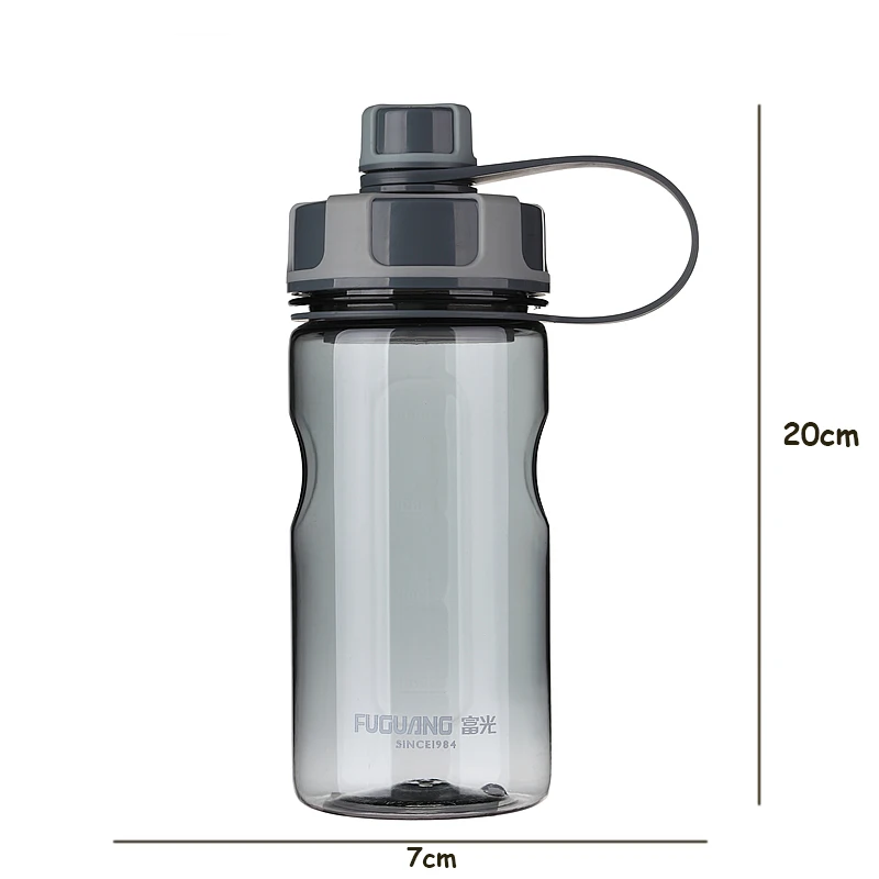 Спортивная пластиковая бутылка для воды Transhome 1000 мл большая емкость портативная
