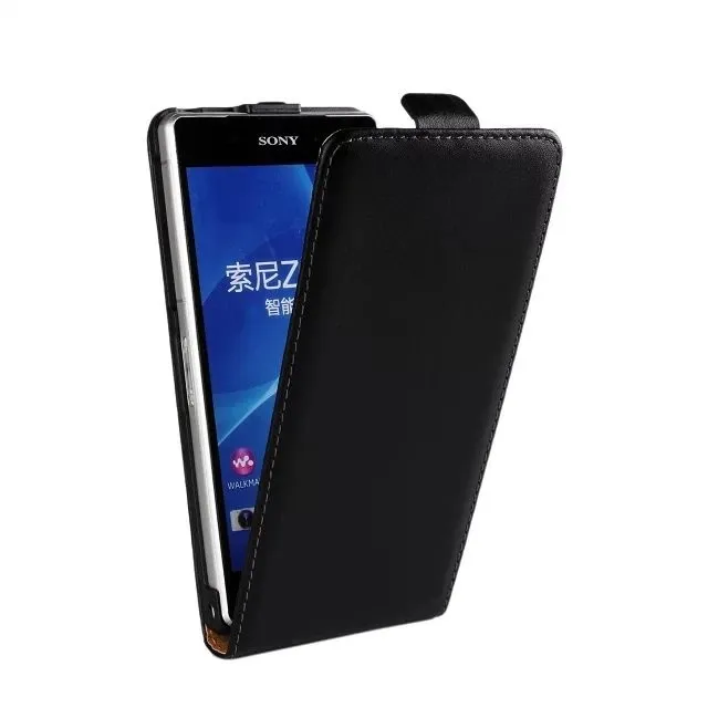 ICover бизнес чехол для Sony Xperia Z1 L39h C6903 Z2 Z3 Чехол Флип Натуральная кожа Coque сумка