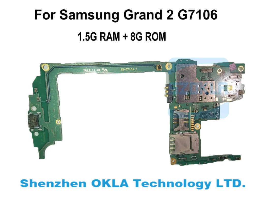 1 шт. материнская плата Samsung G7106 WCDMA 3G Grand 2 | Мобильные телефоны и аксессуары