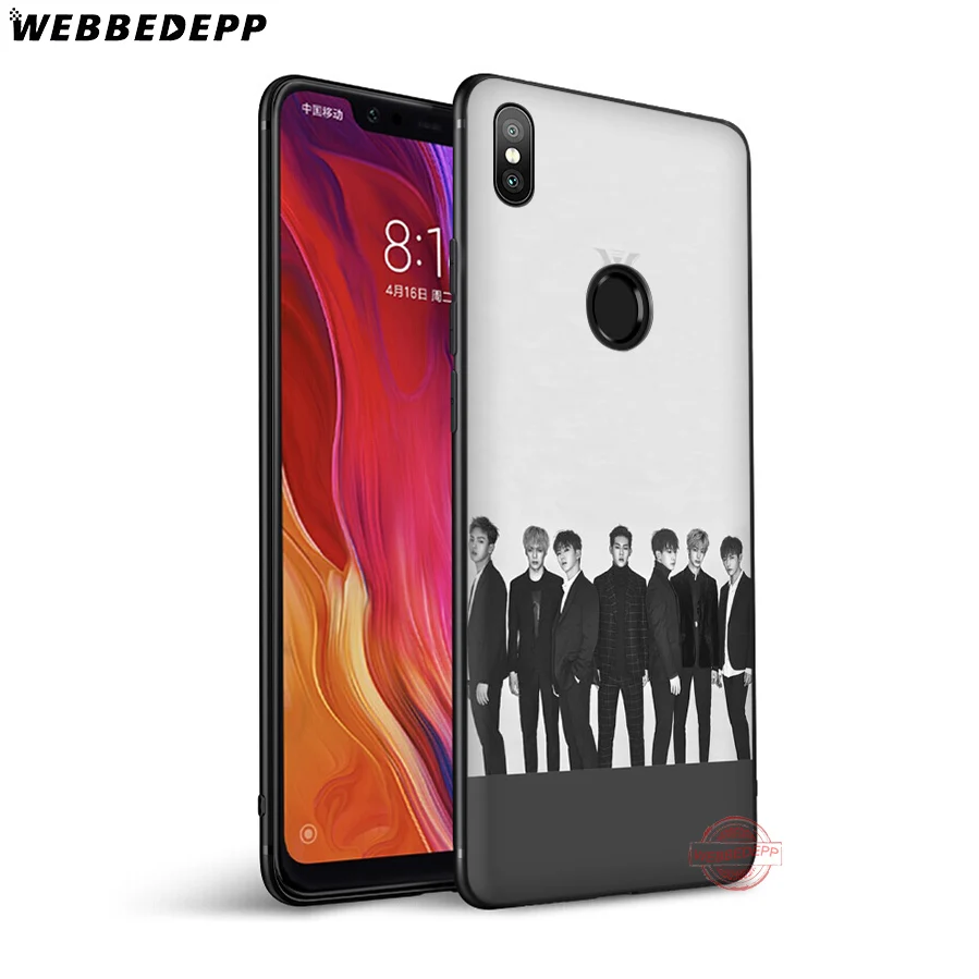 WEBBEDEPP Monsta X Band Soft Silicone Case for Xiaomi Mi 6 8 9 SE MAX 3 A1 A2 Lite F1 Cover | Мобильные телефоны и