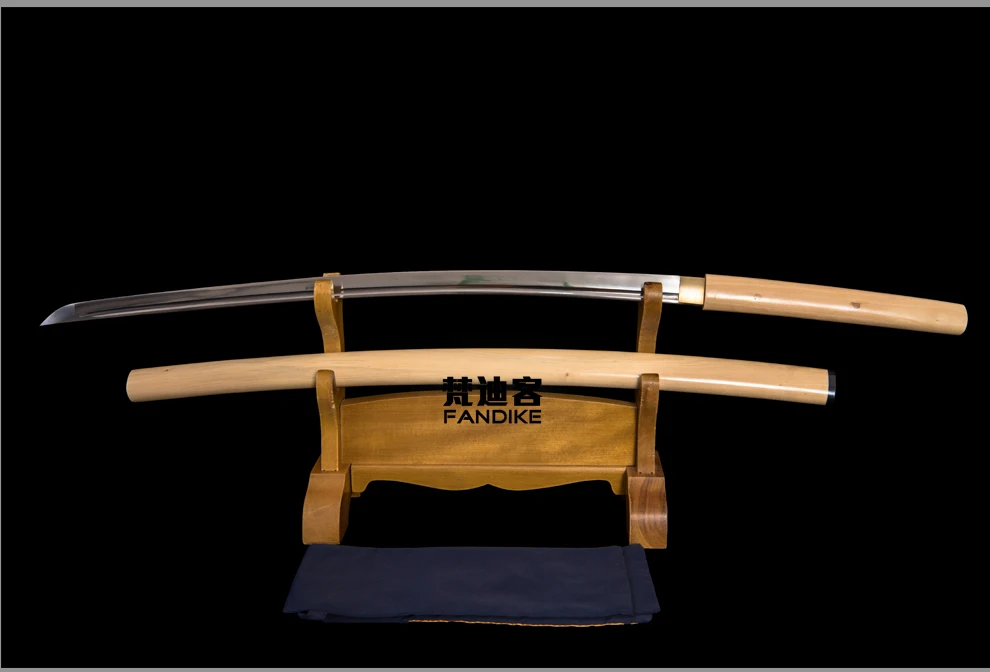 Полный Танг ширасая меч оружие гамон острые лезвия choji Hamon Blade Shirasaya Katana острый