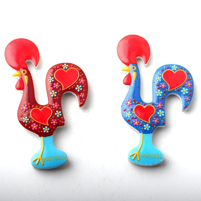 Португалия петух машина печать 3D смолы холодильник магнит Туризм Сувенир