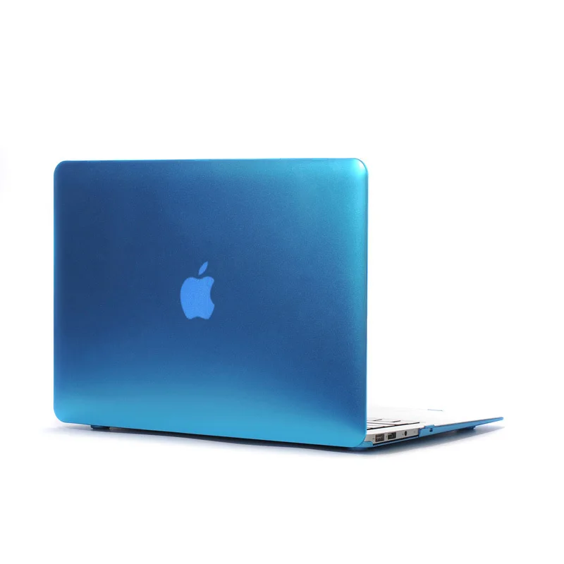 Жесткий Чехол для ноутбука Macbook Air 13 12 11 2017 розовое золото матовый металлический