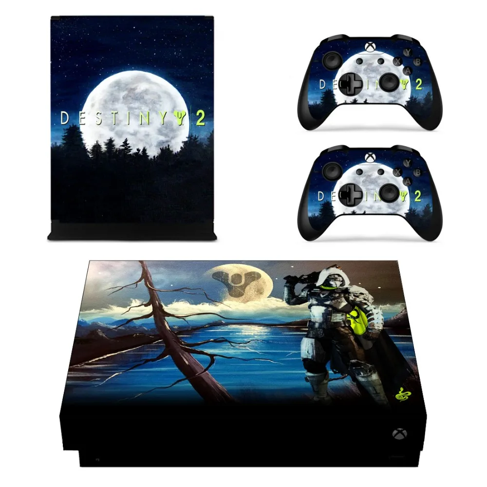 Festiny 2 Лицевая панель консоль и наклейка на контроллер для Xbox One X + кожу