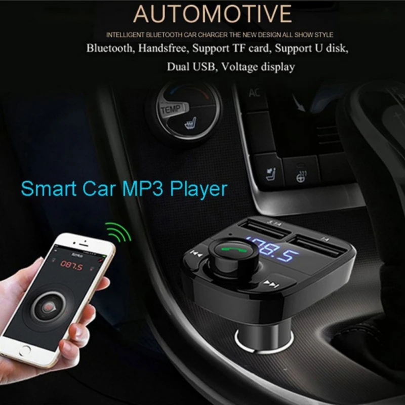 FM трансмиттер Aux модулятор Bluetooth автомобильный комплект аудио mp3 плеер с 3 1a