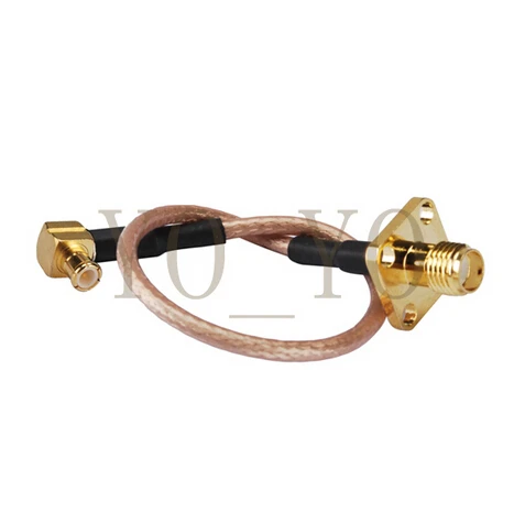 Новое поступление радиочастотный адаптер штекер mcx правый угол SMA для женщин