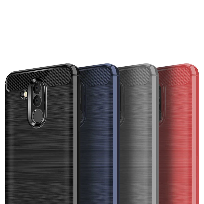 Карбоновый чехол для huawei mate 20 Lite, чехол для mate 20 Lite, силиконовый бампер, мягкий чехол Huaiwe mate 20 Lite, защитный чехол для телефона
