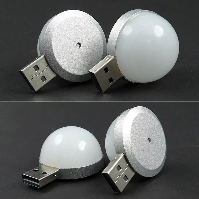 USB креативный круглый светодиодный ночник 2 Вт настольная лампа для любого