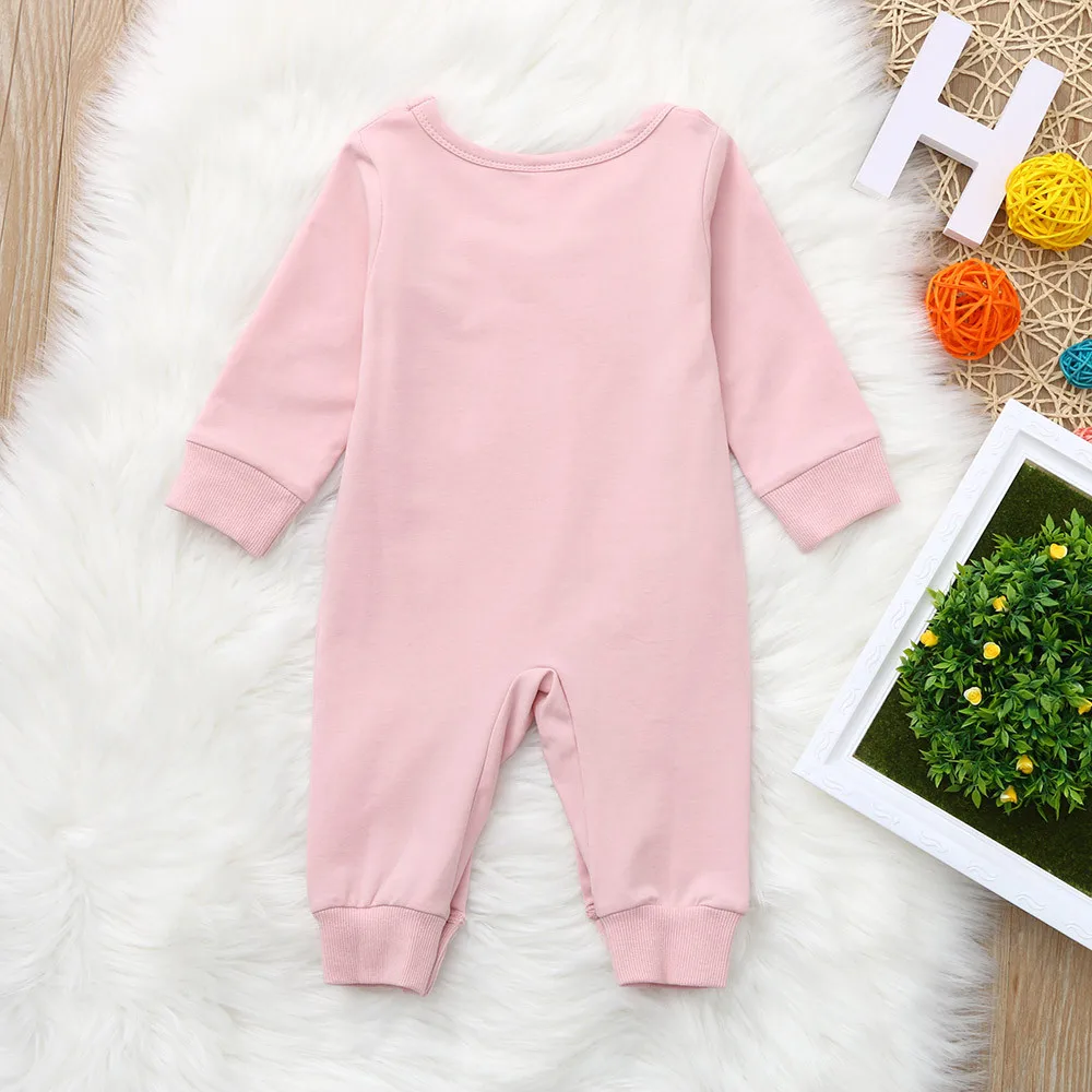 Комбинезон для новорожденных с глазами красоты одежда маленьких девочек милый