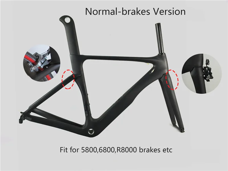 LEADXUS Two Version Carbon Frame Aero Road Bike Fiber BSA or BB30 Bottom Bracket | Спорт и развлечения