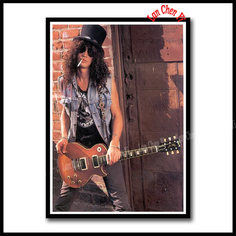 Guns n' Roses жесткая Рок Музыкальная Группа Slash плакат белая бумага с покрытием плакаты отличные фотографии на стену для подарка