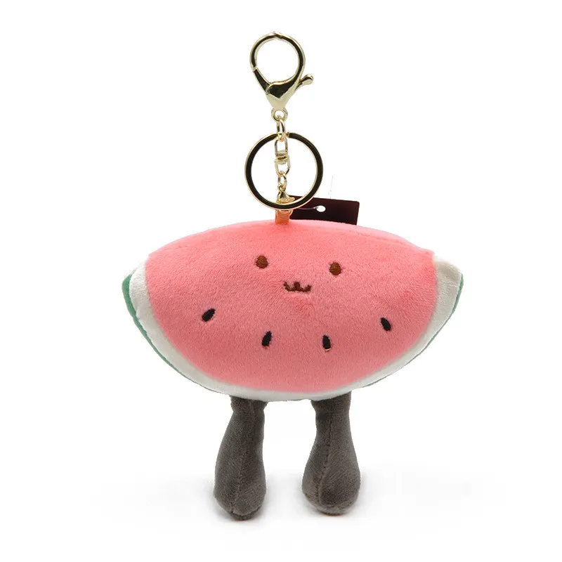 1 шт. милый маленький персик арбуз плюшевый брелок сумка Подвеска Брелок для