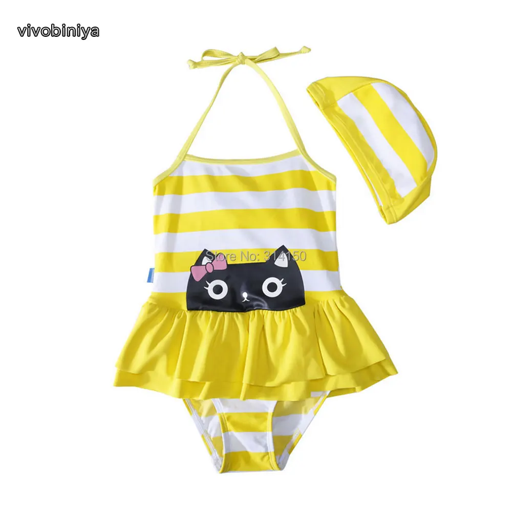 VIVOBINIYA/бесплатная доставка Детский купальник Милый для маленьких девочек