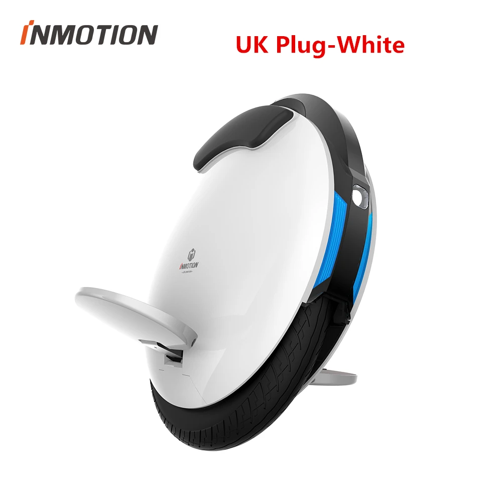V5 UK Plug-White Электрический Одноколесный велосипед INMOTION V5, самобалансирующийся скутер EUC с декоративными лампами, Одноколесный Моноцикл, длинная доска - Цвет: V5 UK Plug-White