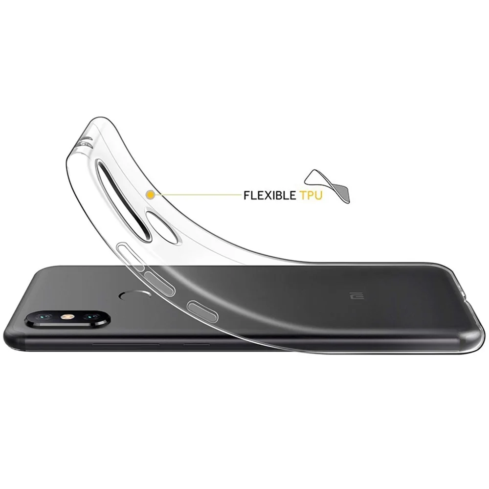 Case For Xiaomi Mi 8 SE A1 A2 5S 5C 5X 6 6X Note 3 Mix 2 2S Redmi S2 6A 5 5A 4 4X Plus Lite Clear TPU Phone Cover |