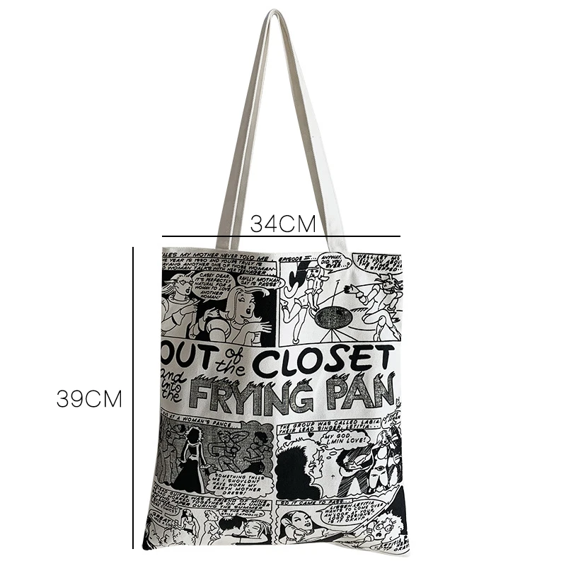 Новая Холщовая Сумка Youda с рисунком аниме иллюстрации Повседневная трендовая