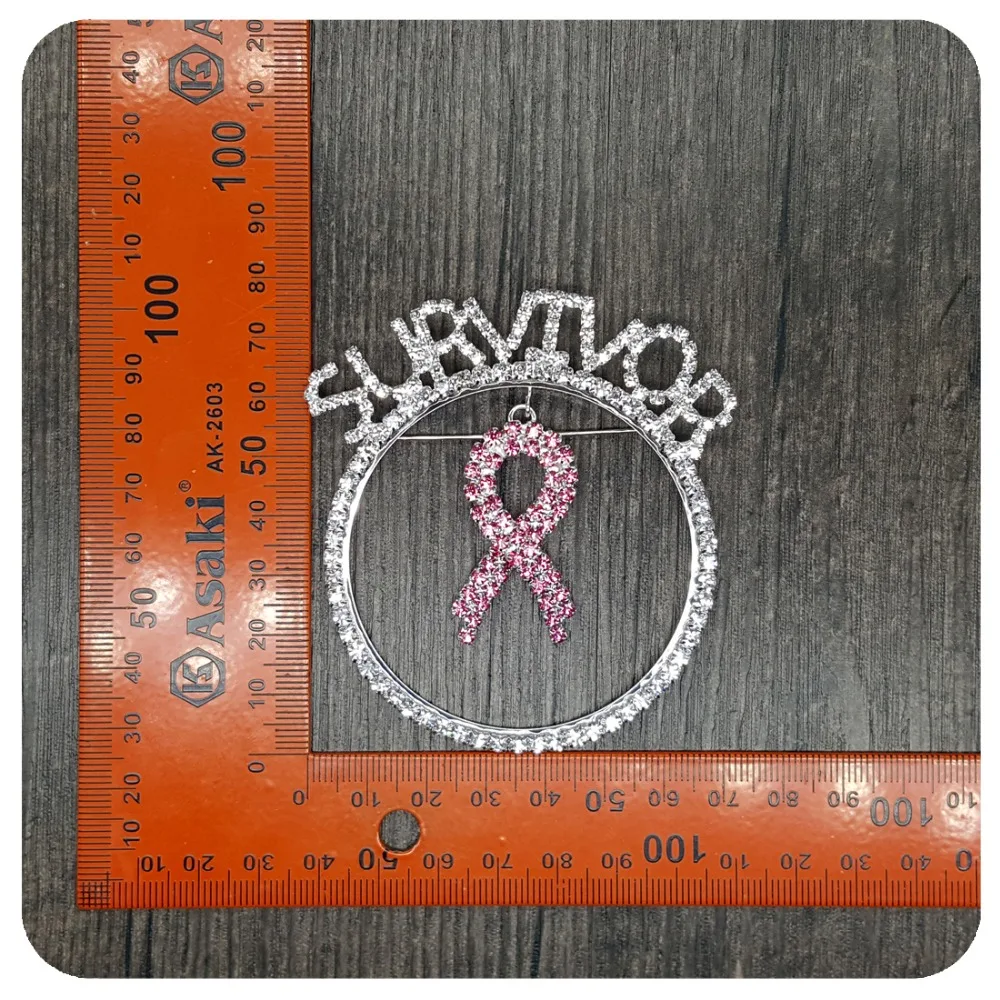 Уникальная брошь в виде кристаллов подарок выживший булавка с отворотом розовой