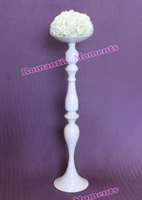 73cm height 12pcslot wedding master table candlestick t road lead flower stand wedding table centerpiece
